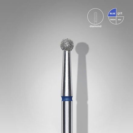 Diamantový brúsny nadstavec Staleks Expert - ball blue FA01R027