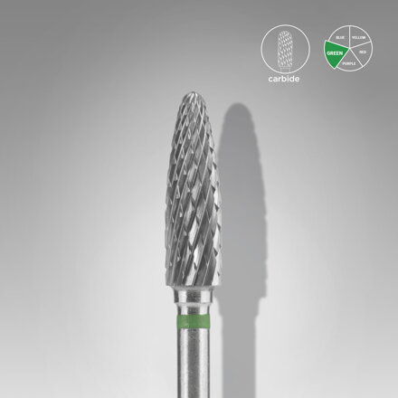 Staleks Karbidový brúsny nádstavec -corn green FT90G040/14