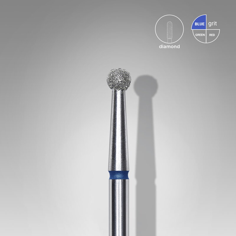 Diamantový brúsny nástavec Staleks Expert - ball blue FA01B027