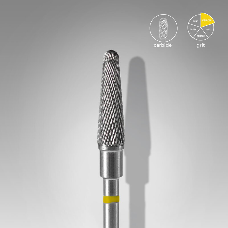 Staleks Karbidový brúsny nástavec- frustum yellow  FT70Y040/13 