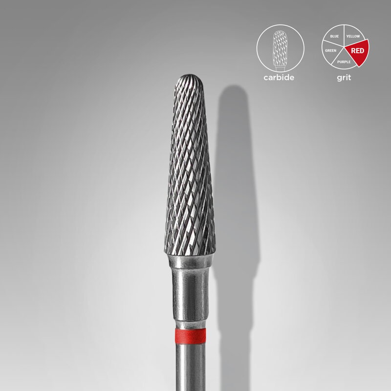 Staleks Karbidový brúsny nástavec - frustum red  FT70R040/13
