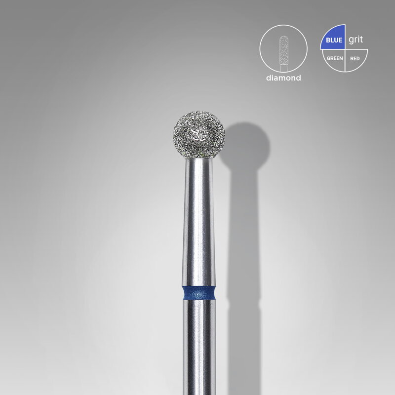 Diamantový brúsny nástavec Staleks Expert - ball blue FA01B040